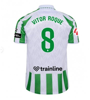 Real Betis Vitor Roque #8 Hjemmebanetrøje 2024-25 Kort ærmer